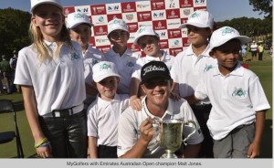 Mygolfers with Emirates Australian Open Champion